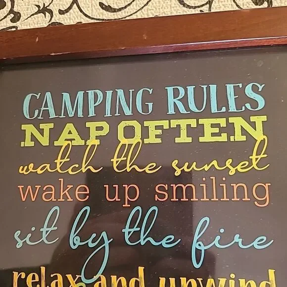 Pottery Barn Camping Rules - Picture 3 of 4